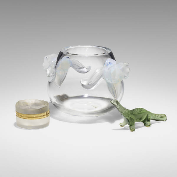 Lalique. Orchidée vase,