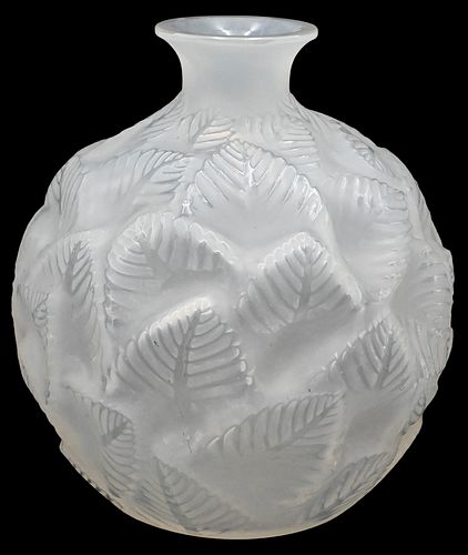 LALIQUE "ORMEAUX" FROSTED