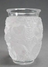 LALIQUE PARTIAL FROSTED CRYSTA