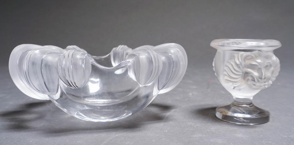 LALIQUE PARTIAL FROSTED CRYSTAL