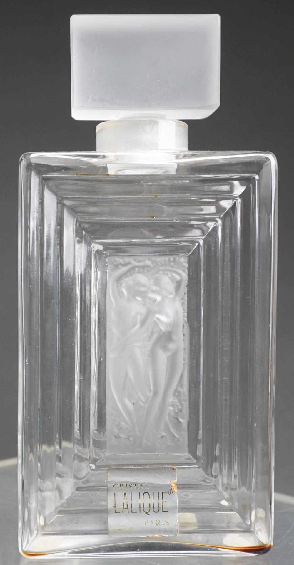 LALIQUE PARTIAL FROSTED CRYSTAL