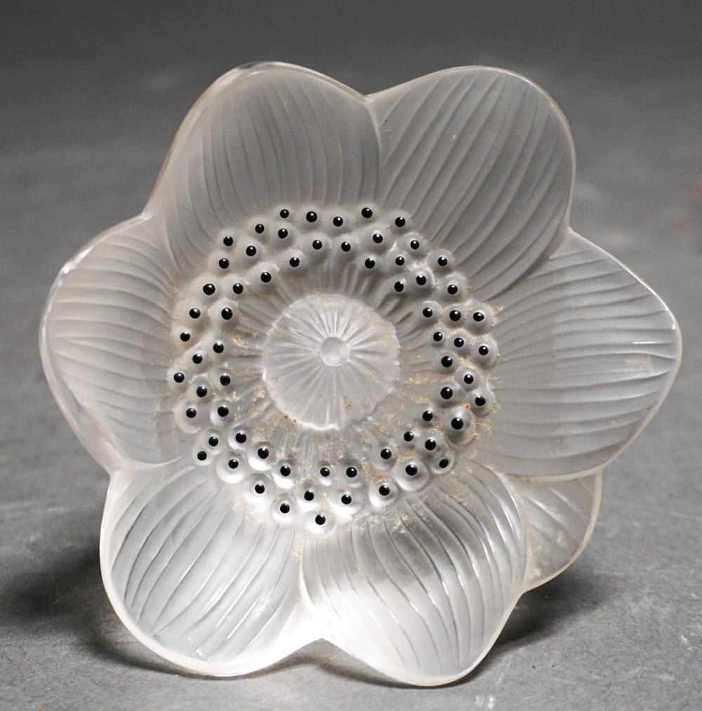 LALIQUE PARTIALLY FROSTED CLEAR