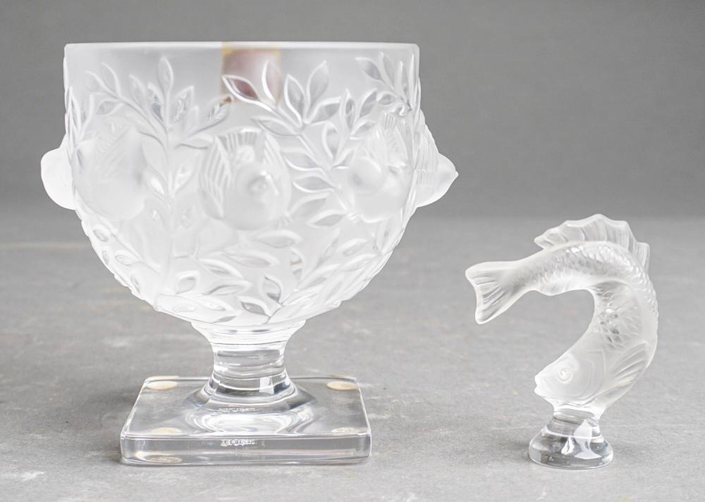 LALIQUE PARTIALLY FROSTED CRYSTAL