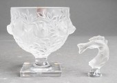 LALIQUE PARTIALLY FROSTED CRYS