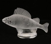 Lalique "Perche" frosted art g