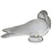 LALIQUE "PIGEON BRUGES" CRYSTA