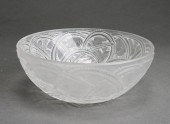 LALIQUE 'PINSONS' MOLDED AND F