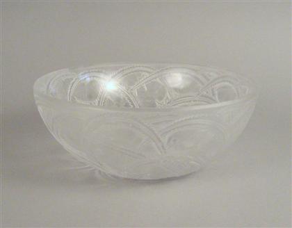 Lalique 'Pinsons' pattern molded