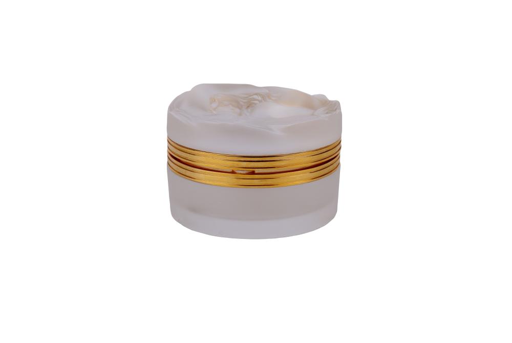 LALIQUE POWDER JARwith a