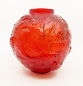 Lalique Red 'Formose' Goldfish