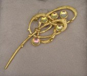 LALIQUE RONCES BROOCH: Art Nou
