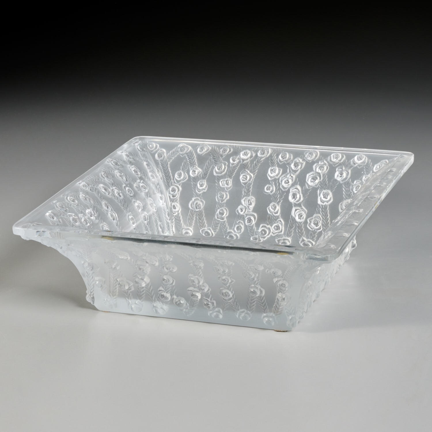 LALIQUE, ROSE BOWL NO. 10-407