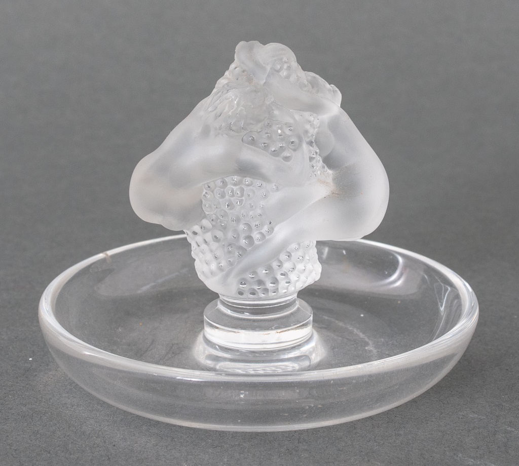 LALIQUE "ROXANE" DUAL NUDE RING
