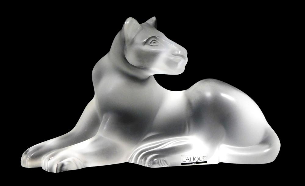 LALIQUE "SIMBA" LIONESS CRYSTAL