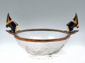 LALIQUE STYLE ART DECO METAL M