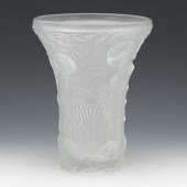 LALIQUE STYLE FROSTED CRYSTAL