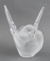 LALIQUE "SYLVIE" DOUBLE DOVE F