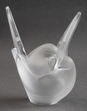 LALIQUE "SYLVIE" DOUBLE DOVE F