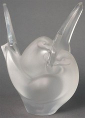 LALIQUE 'SYLVIE' FROSTED CRYST