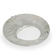 LALIQUE "TETE DE LION" ASHTRAY
