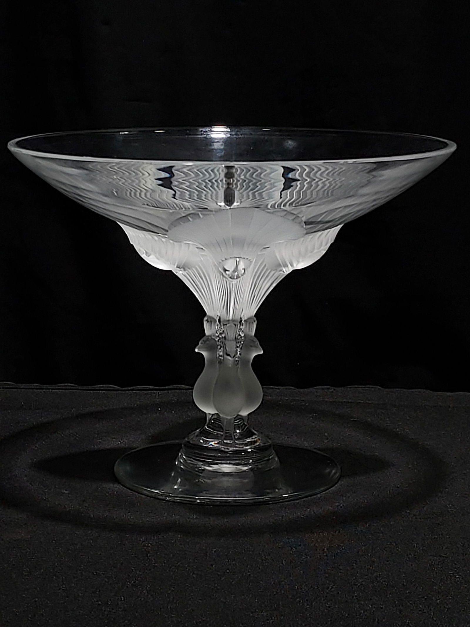 LALIQUE "VIRGINIA PEACOCK"