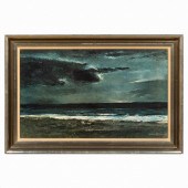LAMAR DODD COASTAL SCENE LITHO