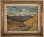 LAMATHE. LANDSCAPE WITH ROAD,