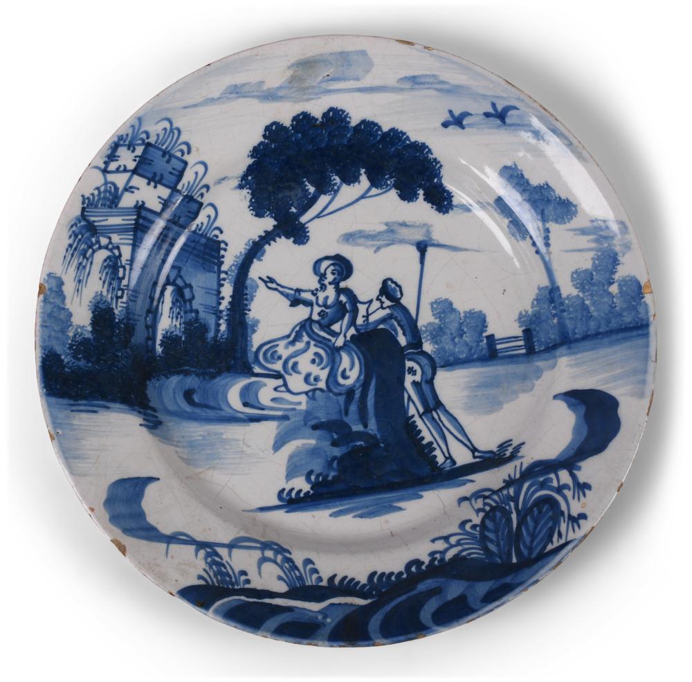 LAMBETH DELFTWARE BLUE AND WHITE