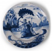 LAMBETH DELFTWARE BLUE AND WHI