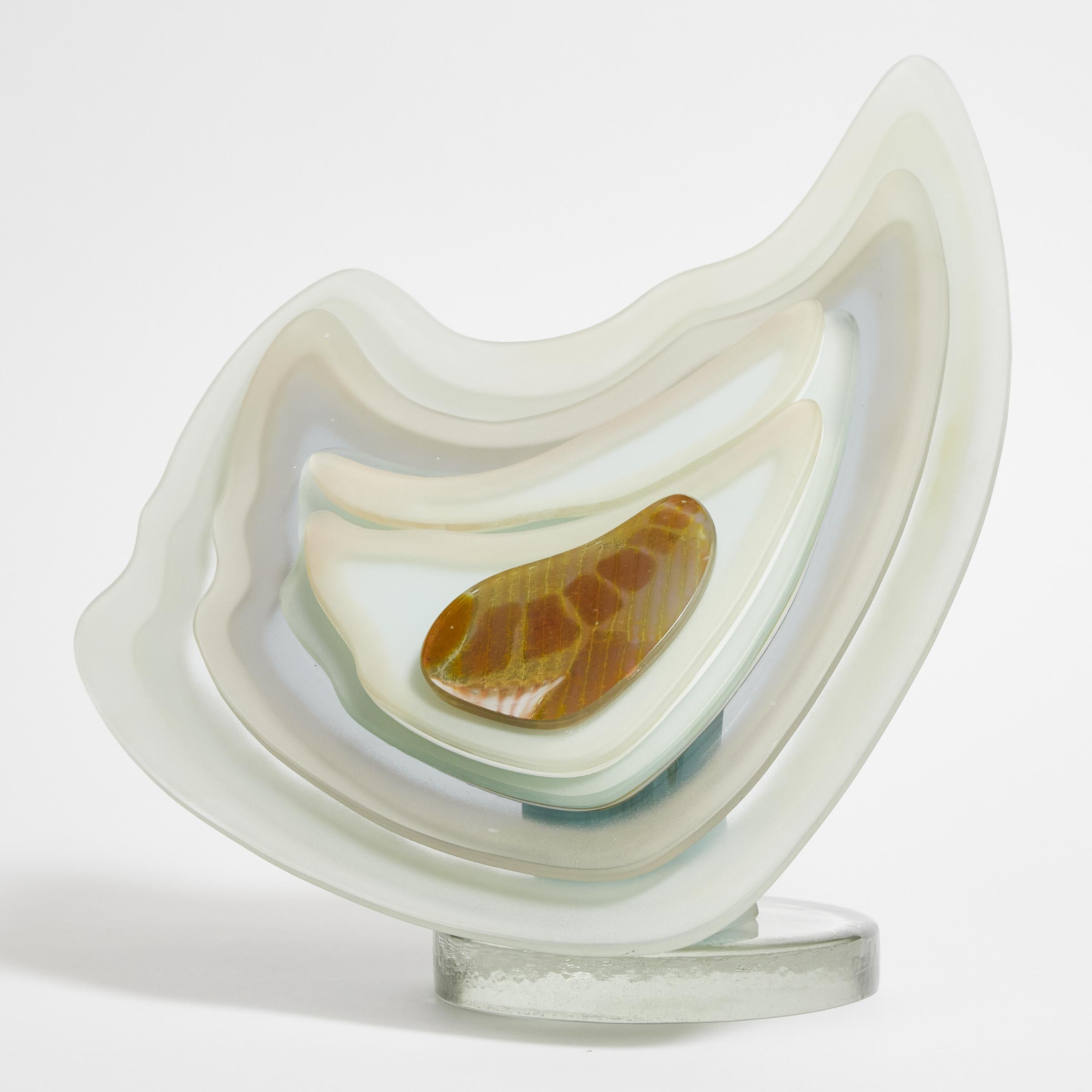 Laminated Glass Sculpture, late