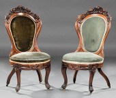 LAMINATED ROSEWOOD SIDE CHAIRS