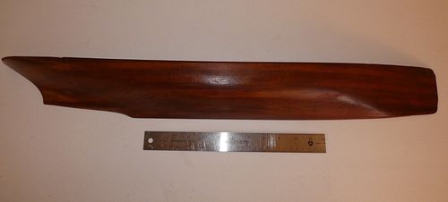 LAMINATED WOOD HALF HULL
