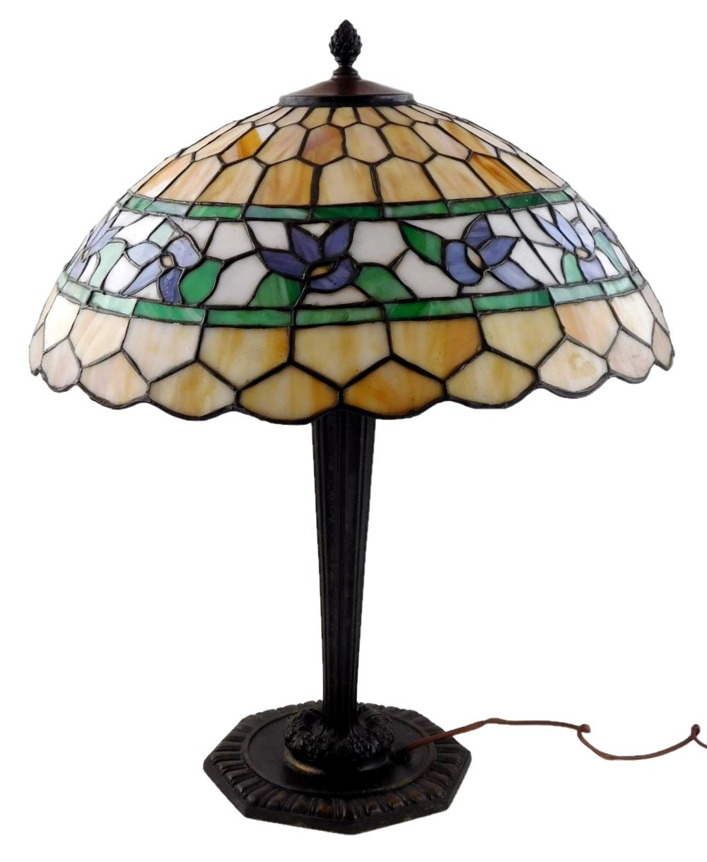 LAMP: BRADLEY AND HUBBARD CAST