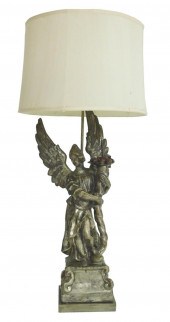 LAMP CONVERTED FROM PRICKET CA