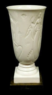 LAMP: LENOX ART-DECO PORCELAIN