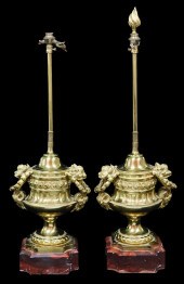 LAMP: PAIR OF NEOCLASSICAL FOR