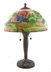 LAMP: TABLE LAMP, REVERSE PAIN