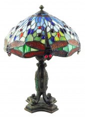 LAMP: TIFFANY STYLE "DRAGONFLY