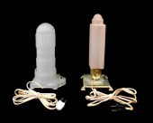 LAMP: TWO ART DECO TABLE LAMPS