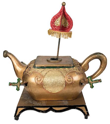LAMP-TYPE HINDU BASKET.Lamp-Type