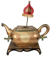 LAMP-TYPE HINDU BASKET.Lamp-Ty
