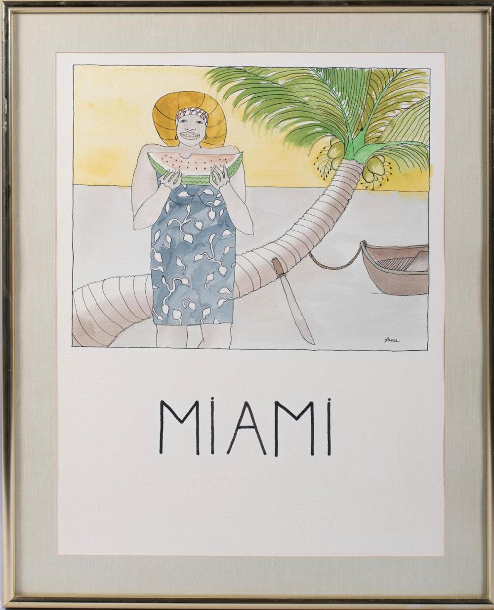 LANA , 20TH/21ST CENTURY, MIAMI -