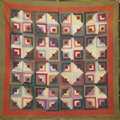 LANCASTER CO. LOG CABIN QUILTc