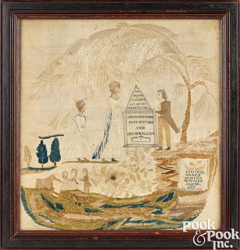 LANCASTER COUNTY SILK ON LINEN