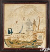 LANCASTER COUNTY SILK ON LINEN