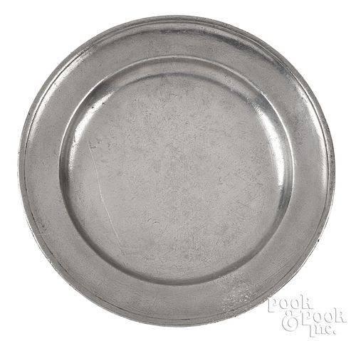 LANCASTER PEWTER PATEN, CA.