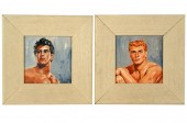 LANCE HORNER: PAIR OF PORTRAIT