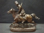 LANCERAY, E.A. Bronze of a Rus