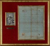 LAND GRANT ISSUED TO WILLIAM M