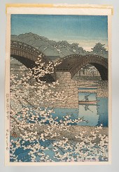 Landscape by Kawase Hasui Wood